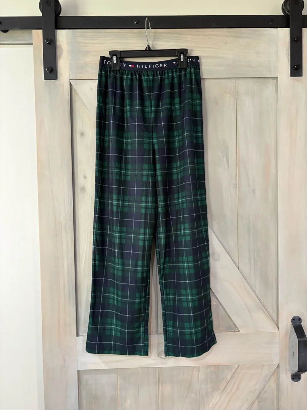 Boy’s Tommy Hilfiger Navy & Green Plaid Pajama Pants